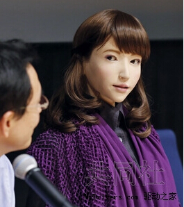 日本研發可自然對話的美女機器人