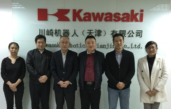 中國機器人產業聯盟訪川崎機器人天津公司