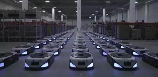 曠視500臺AGV創單倉機器人集群作業紀錄