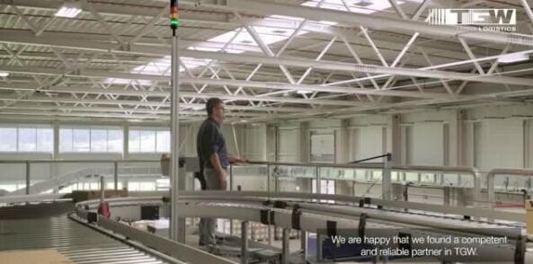 歐洲電商高度自動化物流，存取速度高達3000個料箱/小時